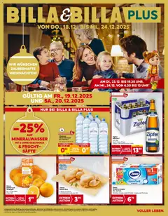 Billa Flugblatt ab 18.12.2025 gültig