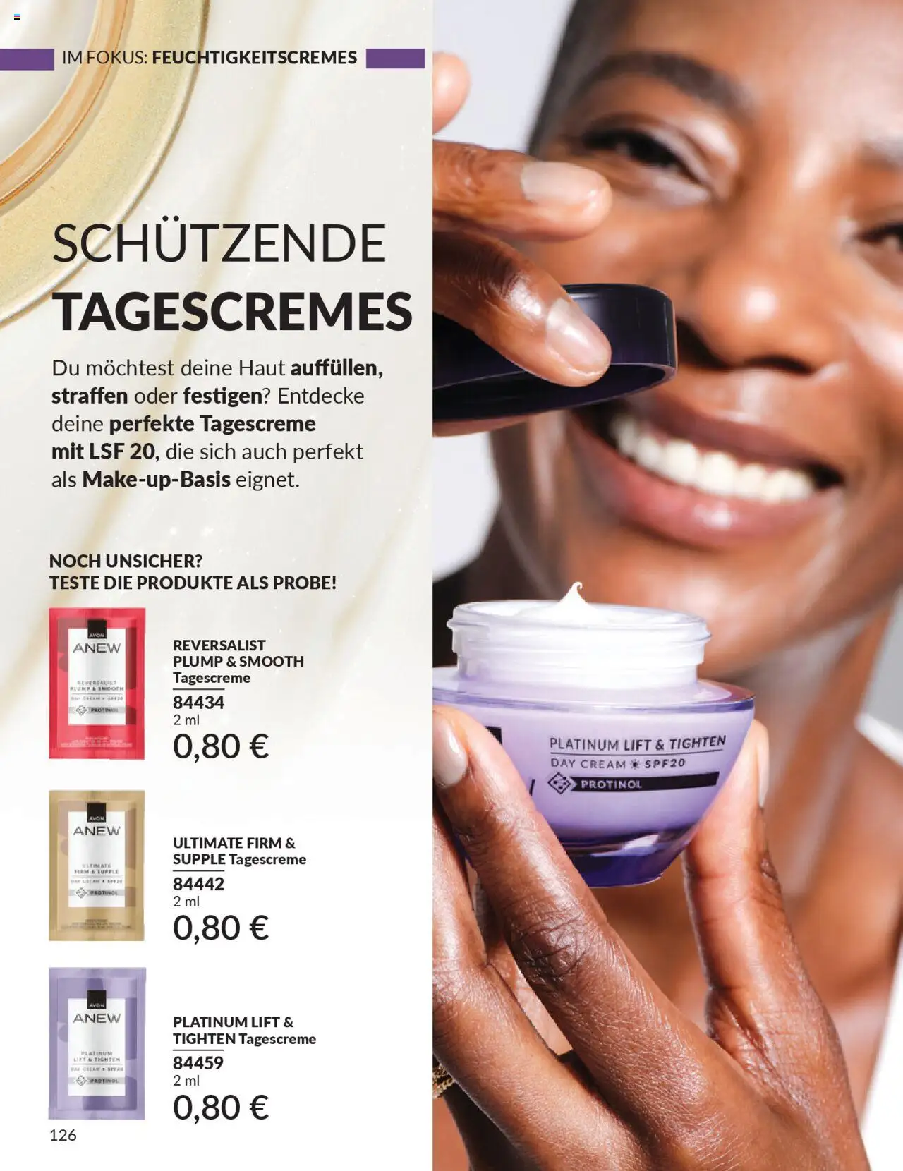 AVON Katalog Oktober 2025 – gültig ab 01.10.2025 | Seite: 128 | Produkte: Tagescreme