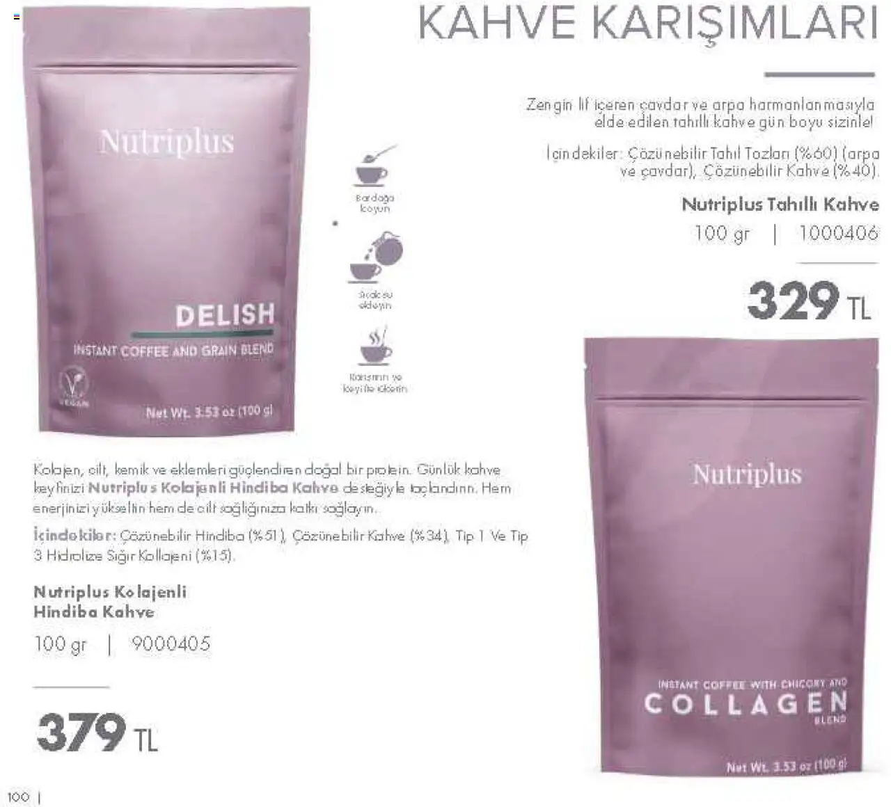 Farmasi Katalog - 01.09.2025 tarihinden itibaren geçerlidir | Sayfa: 100 | Ürünler: Kahve, Su, Tahıl