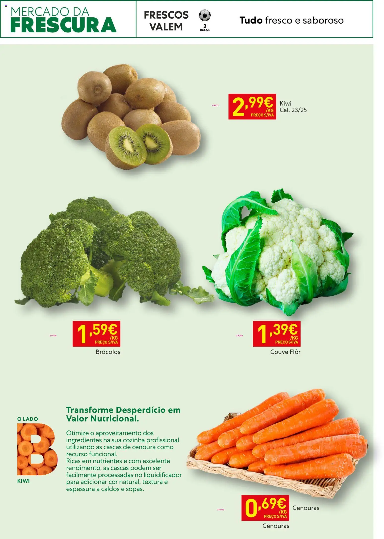 Recheio Horeca │ válido de 03.03.2026 | Página: 11 | Produtos: Brócolos, Liquidificador, Kiwi, Couve