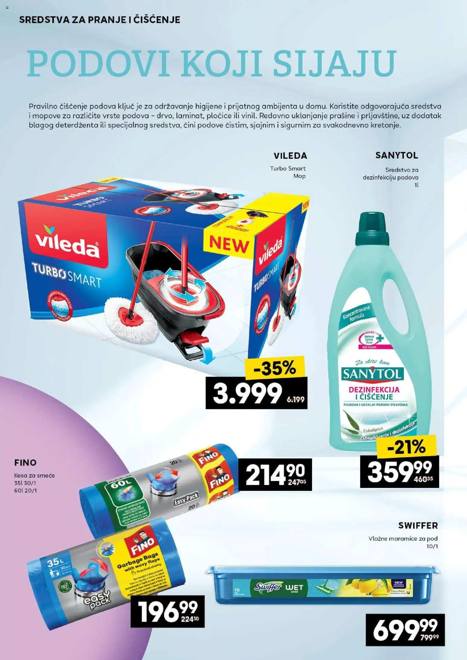 Idea katalog - važi od 25.12.2025 | Strana: 30 | Proizvode: Vileda, Vlažne maramice, Sanytol