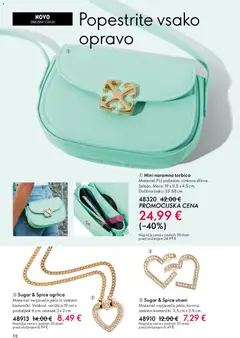 Oriflame katalog akcije – veljaven od 01.04.2026 | Stran: 98 | Izdelki: Uhani, Torbica