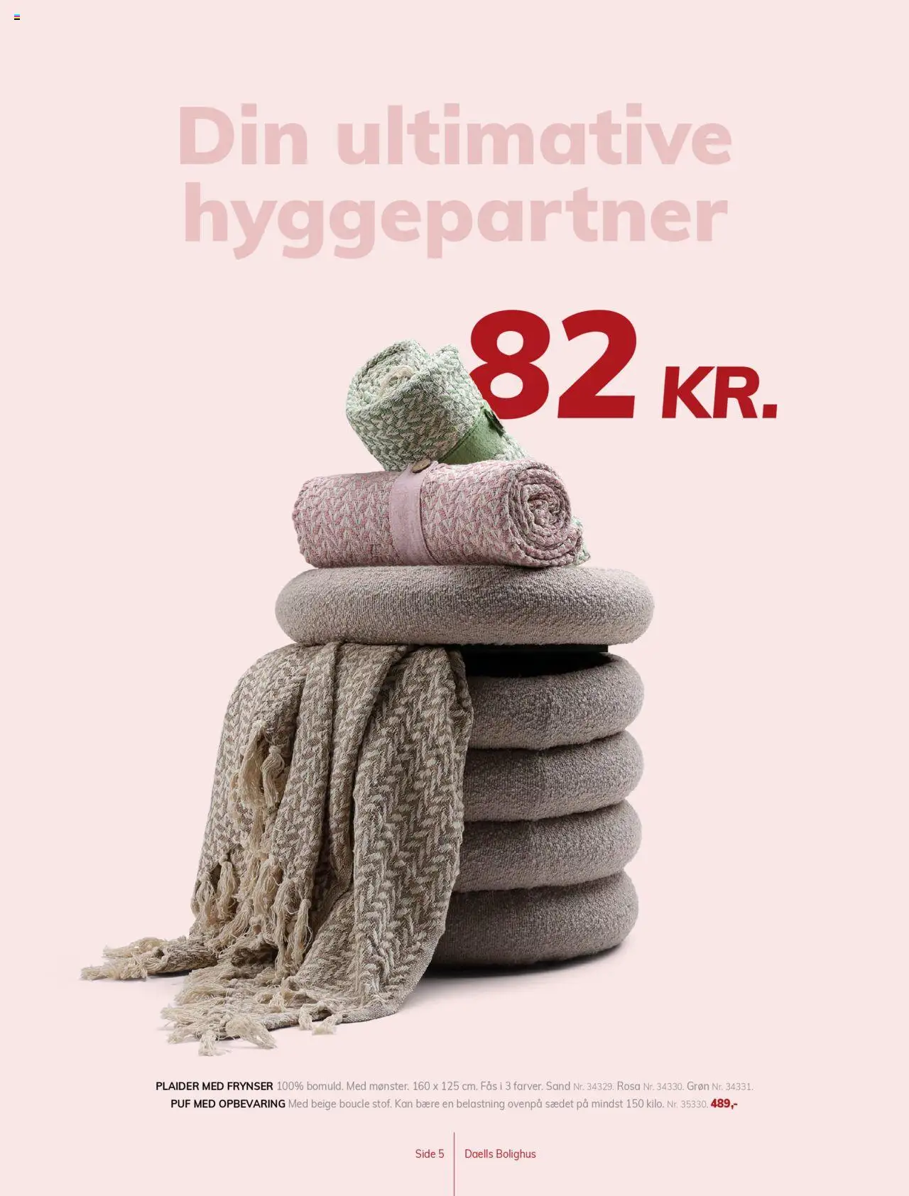 Daells Bolighus Tilbudsavis gyldig fra 10.04.2025 | Side: 5 | Produkter: Puf