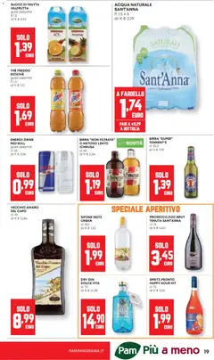Anteprima del volantino Panorama volantino valido a partire dal 26.03.2026 | Pagina: 19 | Prodotti: Birra, Prosecco, Bottiglia, Aperitivo