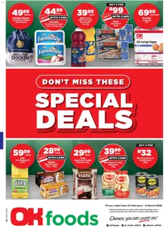 OK Foods specials catalogue – valid from 25.02.2026