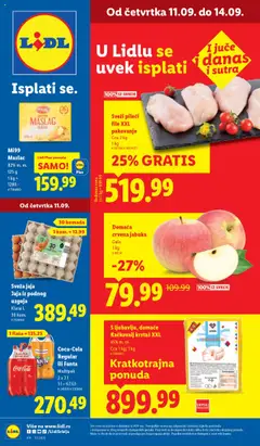Lidl katalog  - pregled Lidl kataloga - važi od 11.09.2025