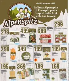 Anteprima del volantino Volantino Eurospin	 valido a partire dal 23.10.2025 | Pagina: 8 | Prodotti: Spatzle, Panna, Formaggio, Spinaci