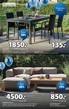 JYSK - Tilbudsavis gyldig fra 10.04.2026 | Side: 4 | Produkter: Bord, Stol, Søm