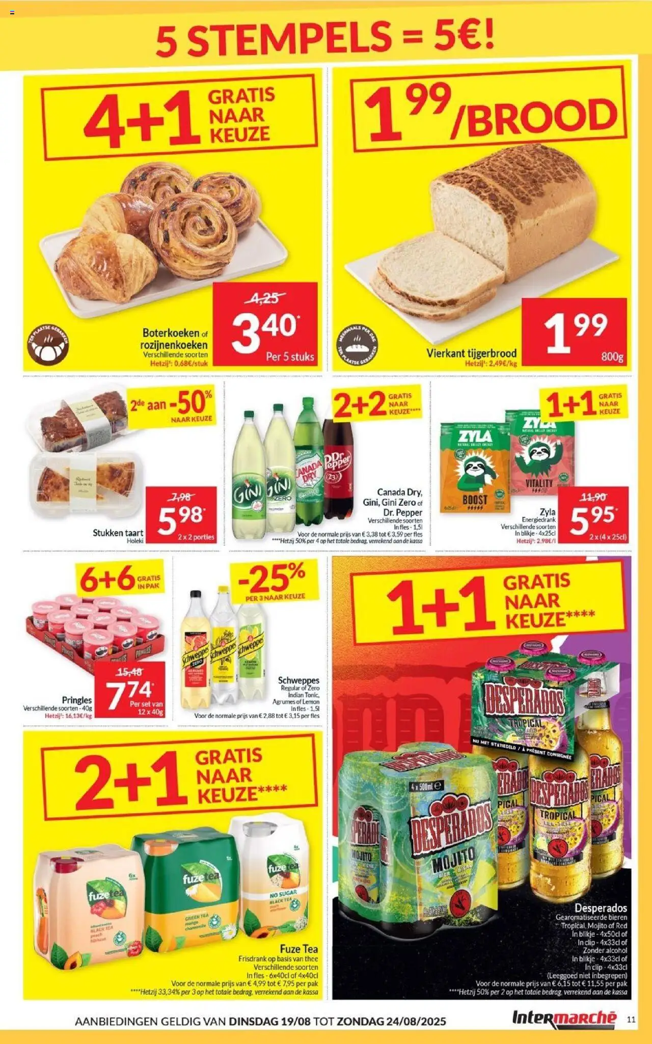  | Pagina: 11 | Producten: Fles, Bier, Frisdrank, Taart