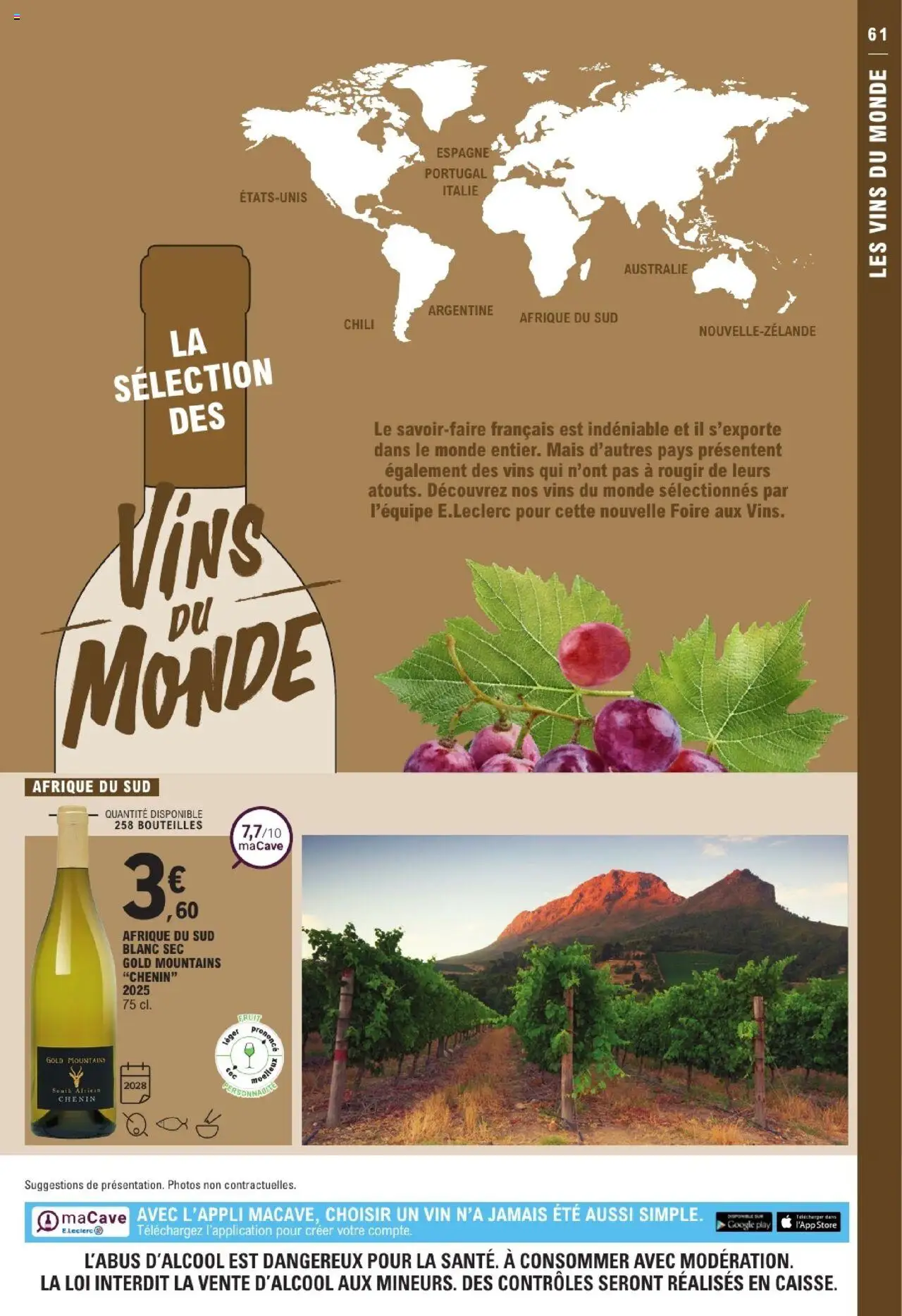  | Page: 61 | Produits: Mais, Store, Vin