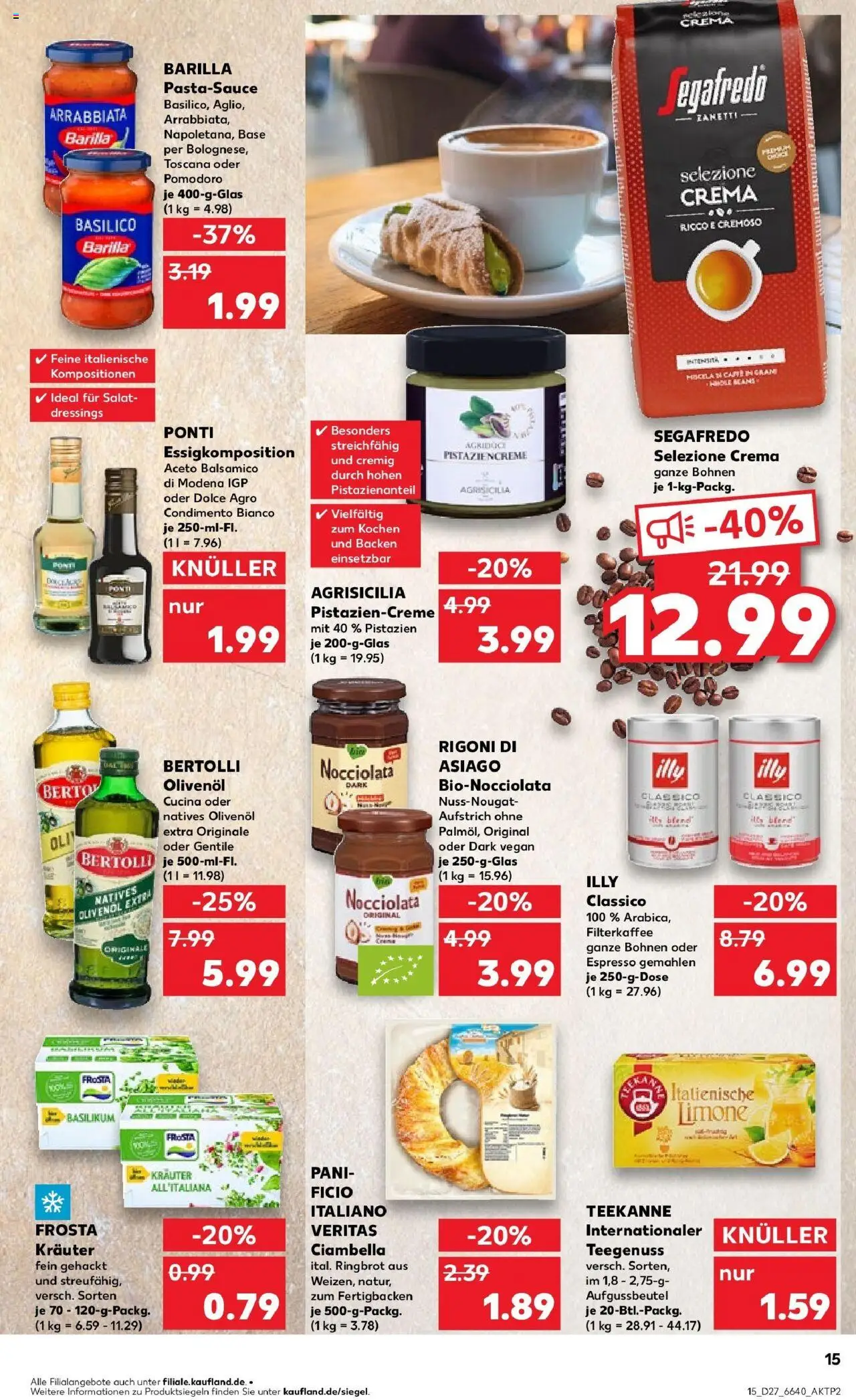 Kaufland prospekt Wendlingen Am Neckar	 - gültig ab dem 06.07.2025 | Seite: 34 | Produkte: Pistazien, Frosta, Teekanne, Salat