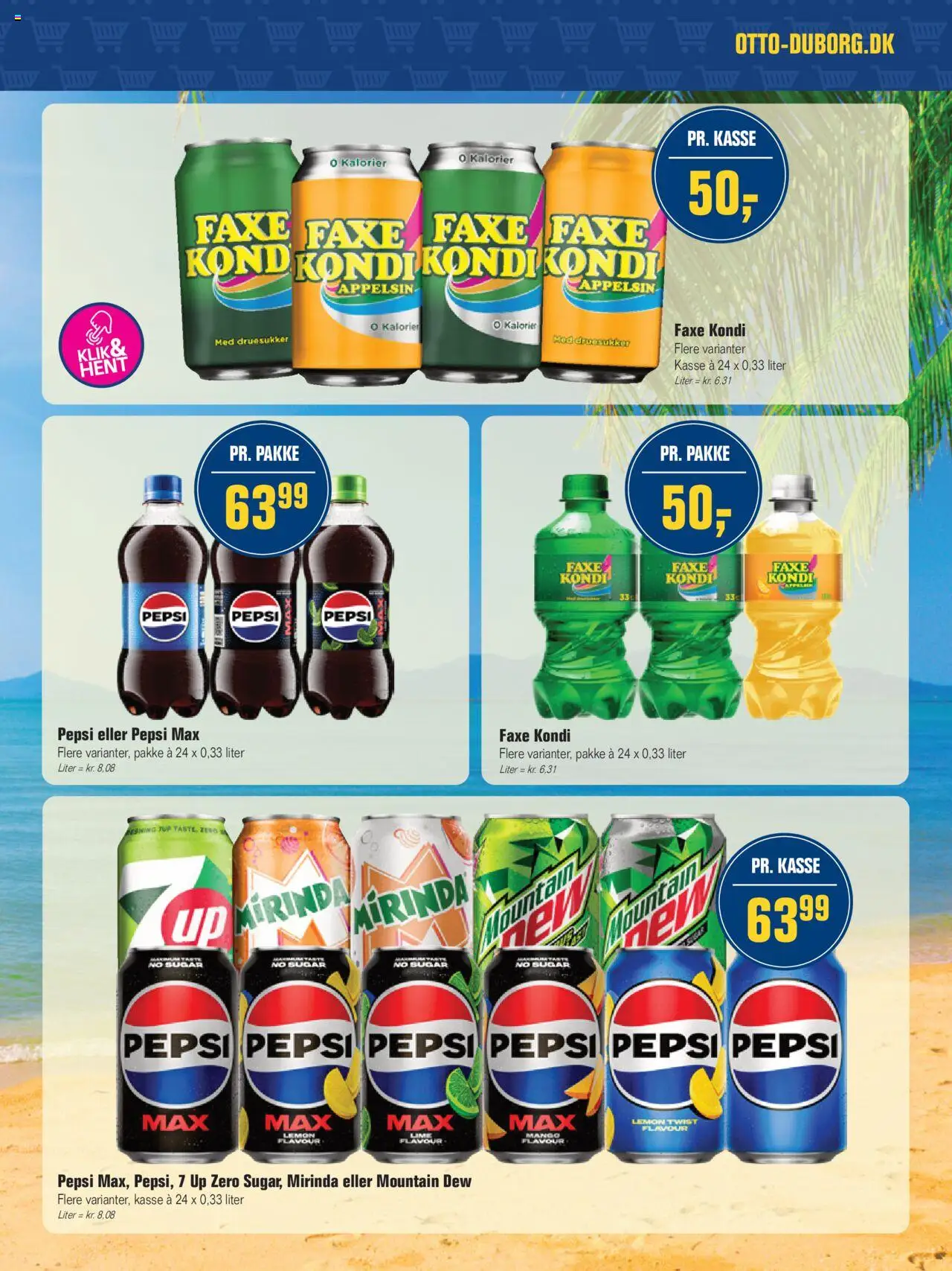 Otto Duborg Tilbudsavis gyldig fra 26.06.2025 | Side: 28 | Produkter: Faxe Kondi, Pepsi, Pepsi Max