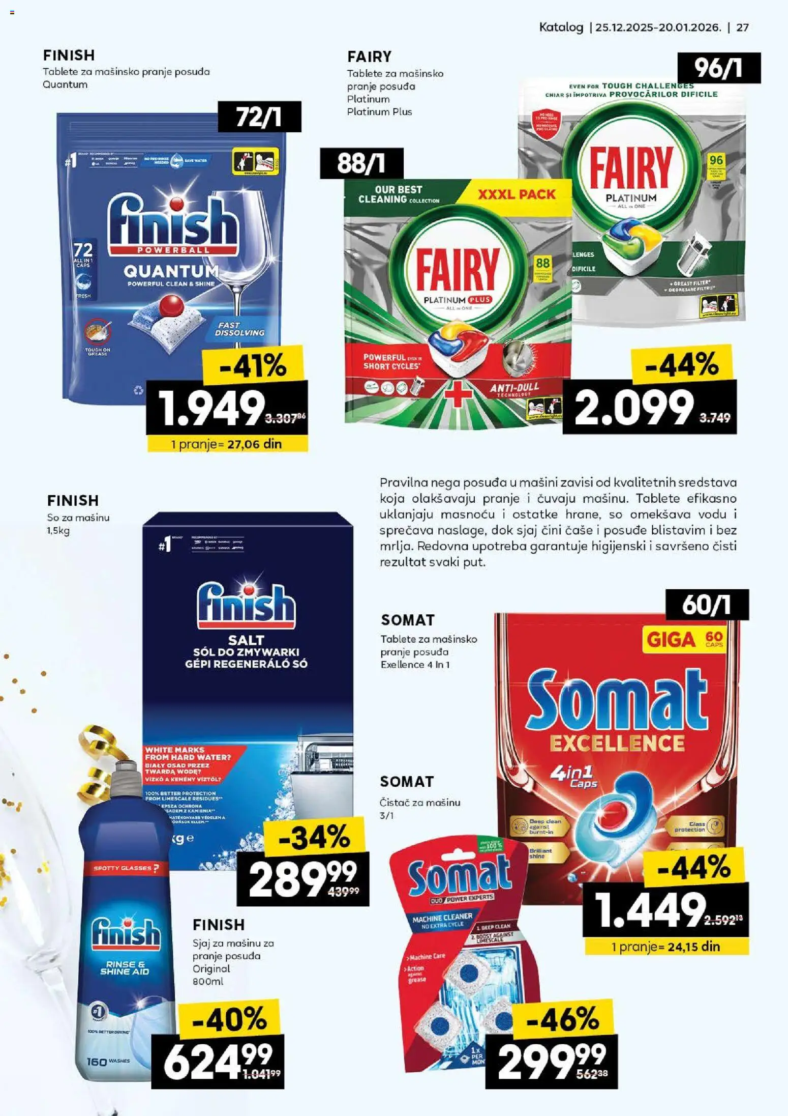 Roda katalog - važi od 25.12.2025 | Strana: 27 | Proizvode: Somat, Finish, So