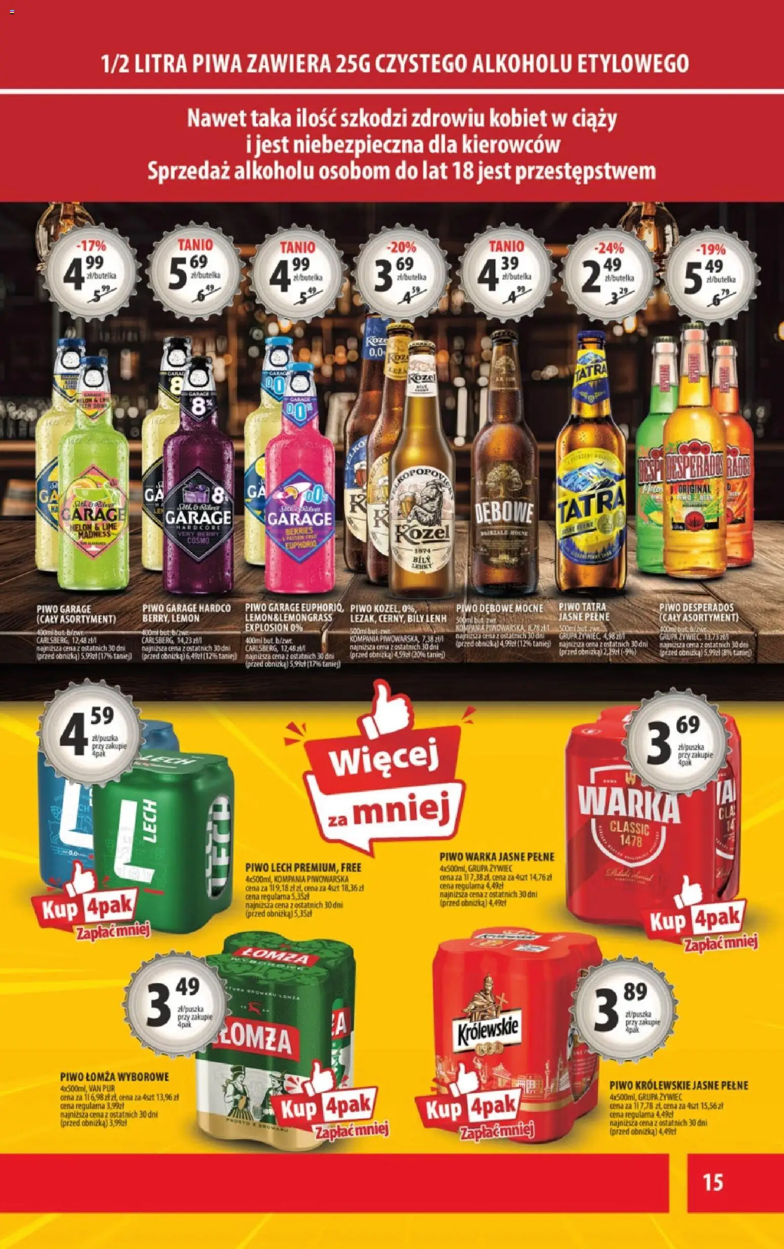 Arhelan Black Friday od 21.11.2025 | Strona: 15 | Produkty: Piwo Desperados, Warka, Piwo Warka, Piwo