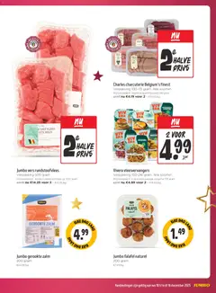 JUMBO folder / publicité - Voorbeeld van een folder van JUMBO, geldig van 10.12.2025 | Pagina: 5 | Producten: Stoofvlees, Zalm, Schnitzel, Kaas