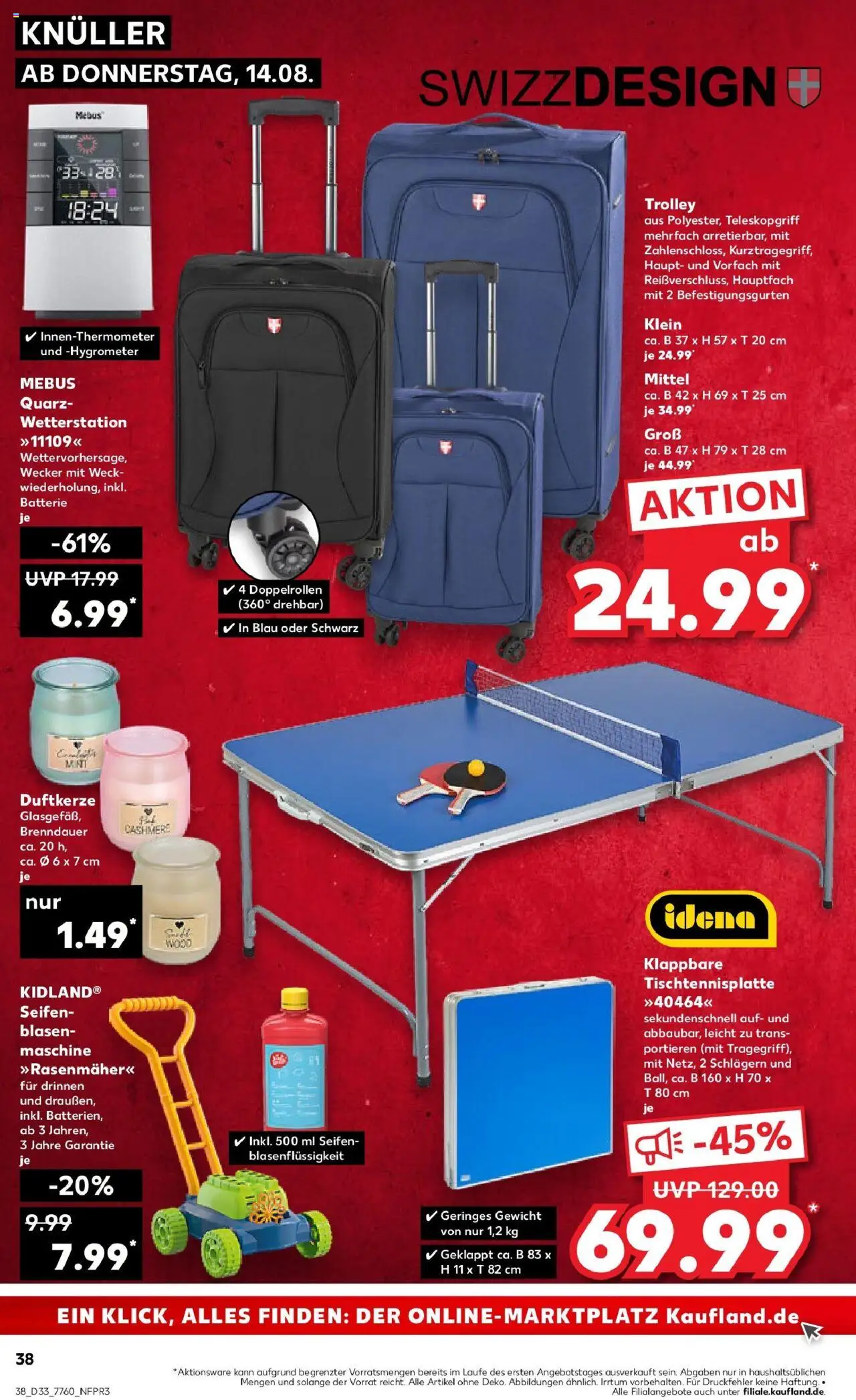 Kaufland prospekt Regensburg	 - gültig ab dem 18.08.2025 | Seite: 51 | Produkte: Wetterstation, Gewicht, Batterie, Wecker