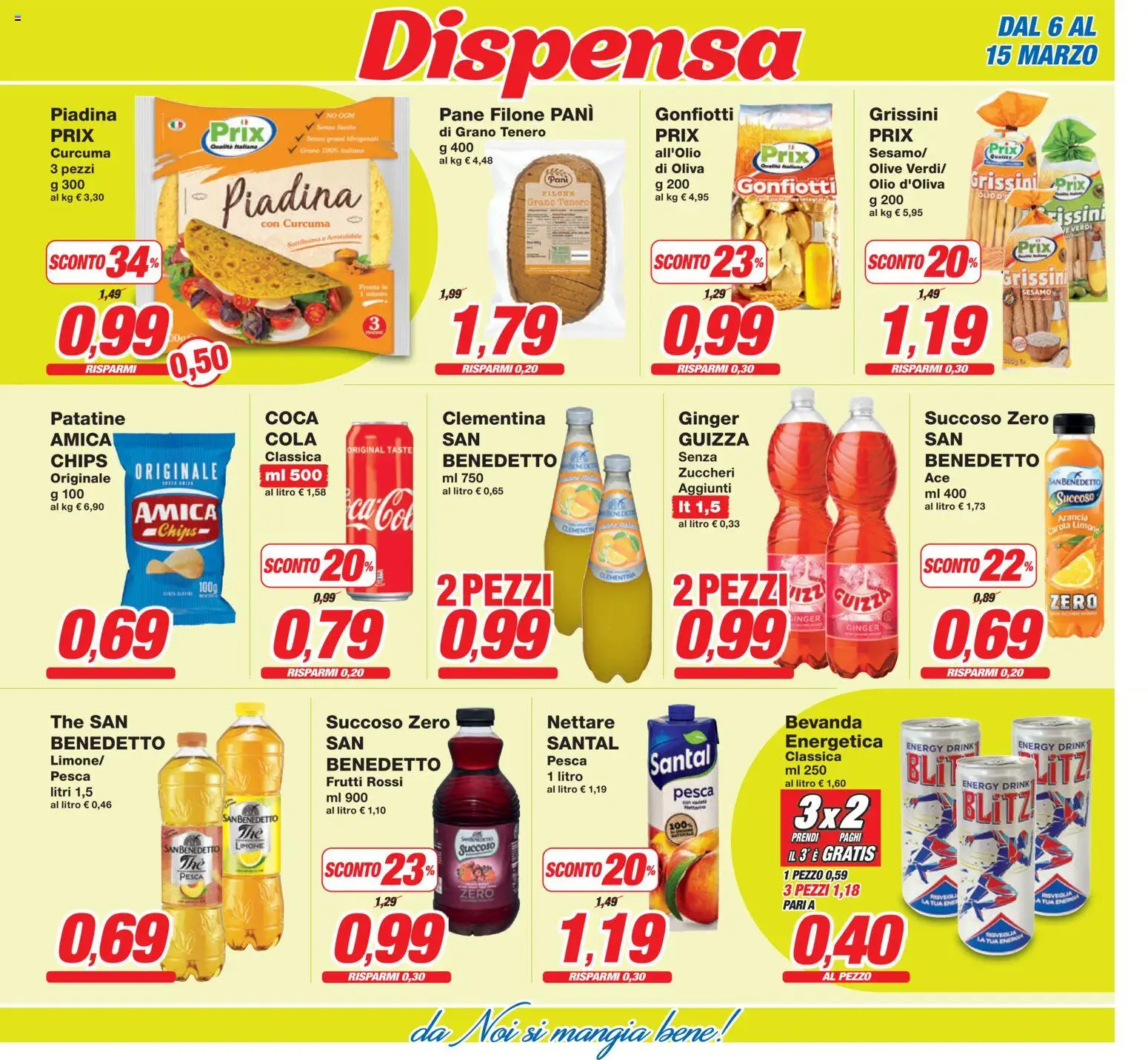 Volantino Prix del 06.03.2026 | Pagina: 26 | Prodotti: Limone, Olive, Pesca, Grissini