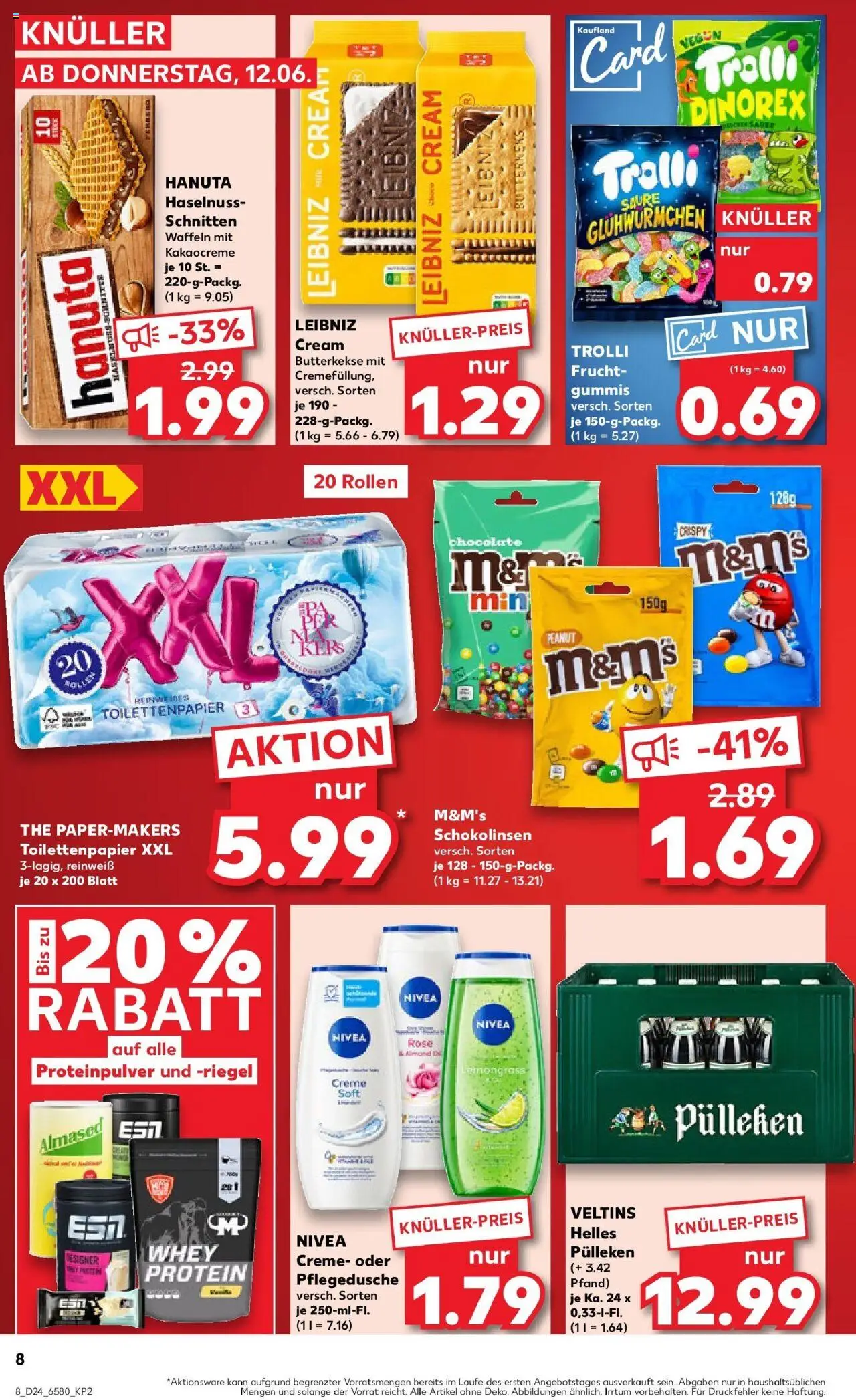 Kaufland prospekt Stadthagen	 - gültig ab dem 16.06.2025 | Seite: 23 | Produkte: Waffeln, Shower Gel, Veltins, Toilettenpapier