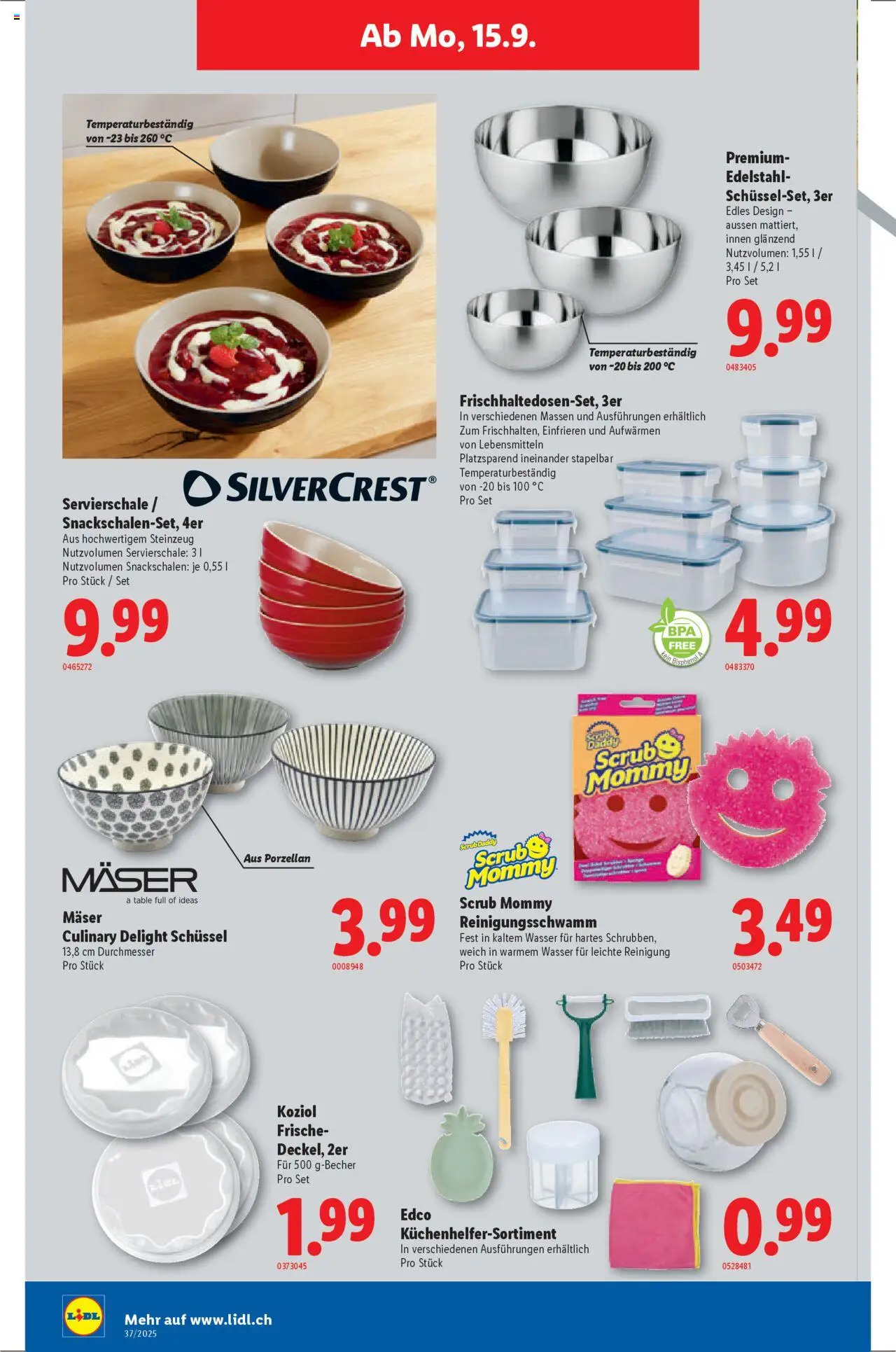 Lidl Aktionen – gültig ab 11.09.2025 | Seite: 38 | Produkte: Wasser