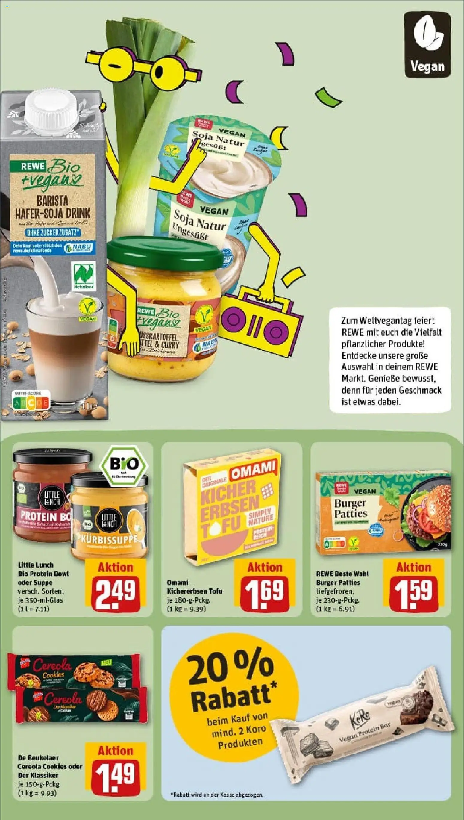 Rewe prospekt Essen	 – gültig ab 26.10.2025 | Seite: 21 | Produkte: Burger, Erbsen