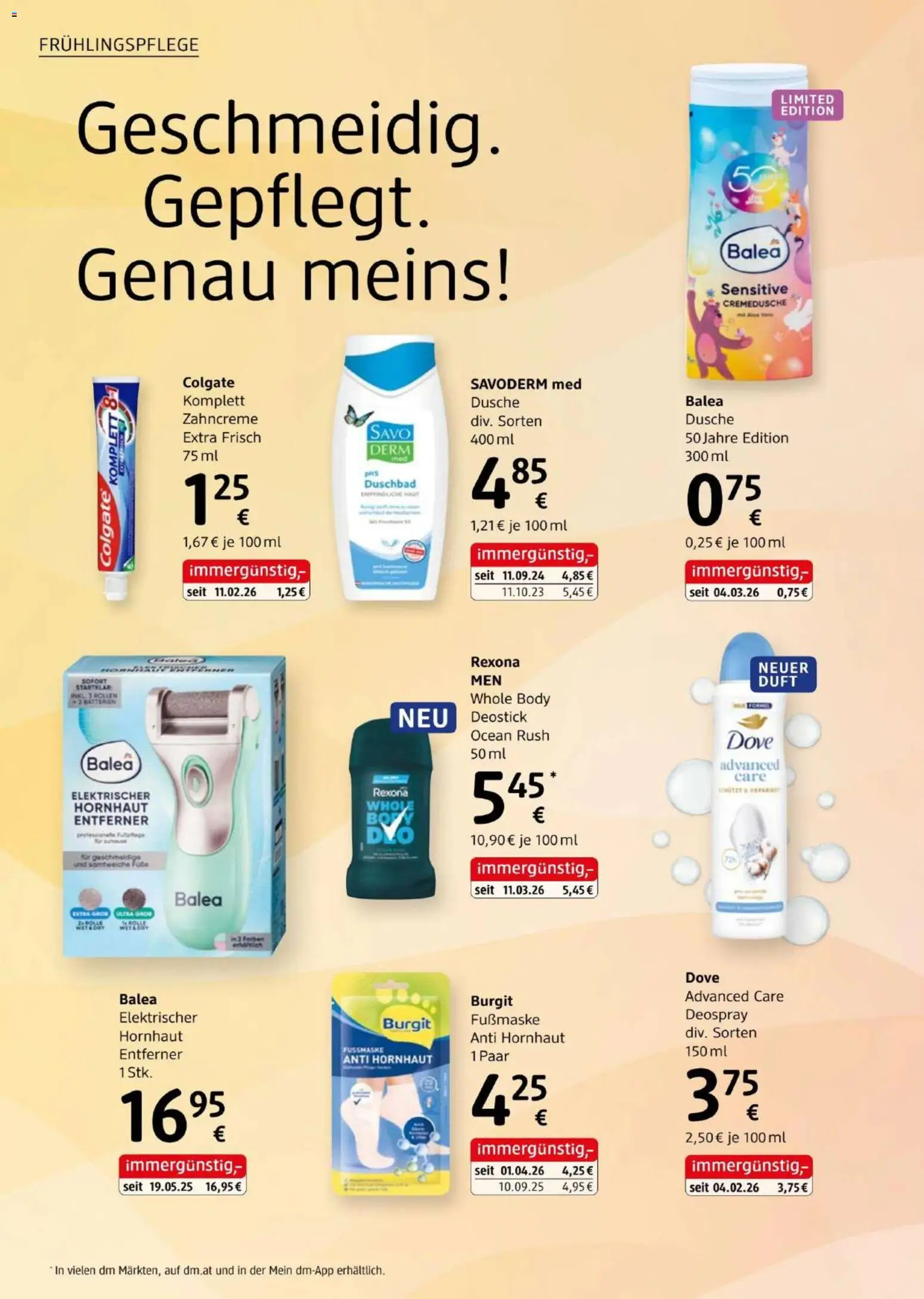 dm drogerie markt Journal April 2026 gültig ab 09.04.2026 | Seite: 14 | Produkte: Dusche, Duft