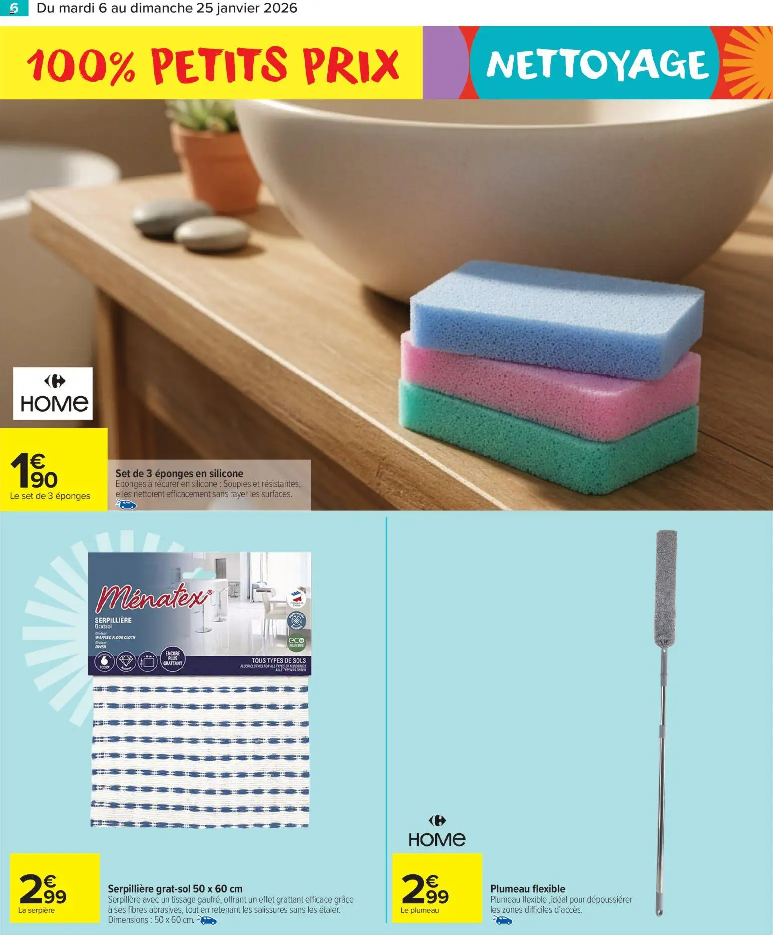 {H1} | Page: 6 | Produits: Serpillère