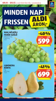 Aldi akciós ujság - amely érvényes a következő dátumtól: 11.09.2025 | Oldal: 11 | Termékek: Pick, Margarin, Bacon, Chorizo