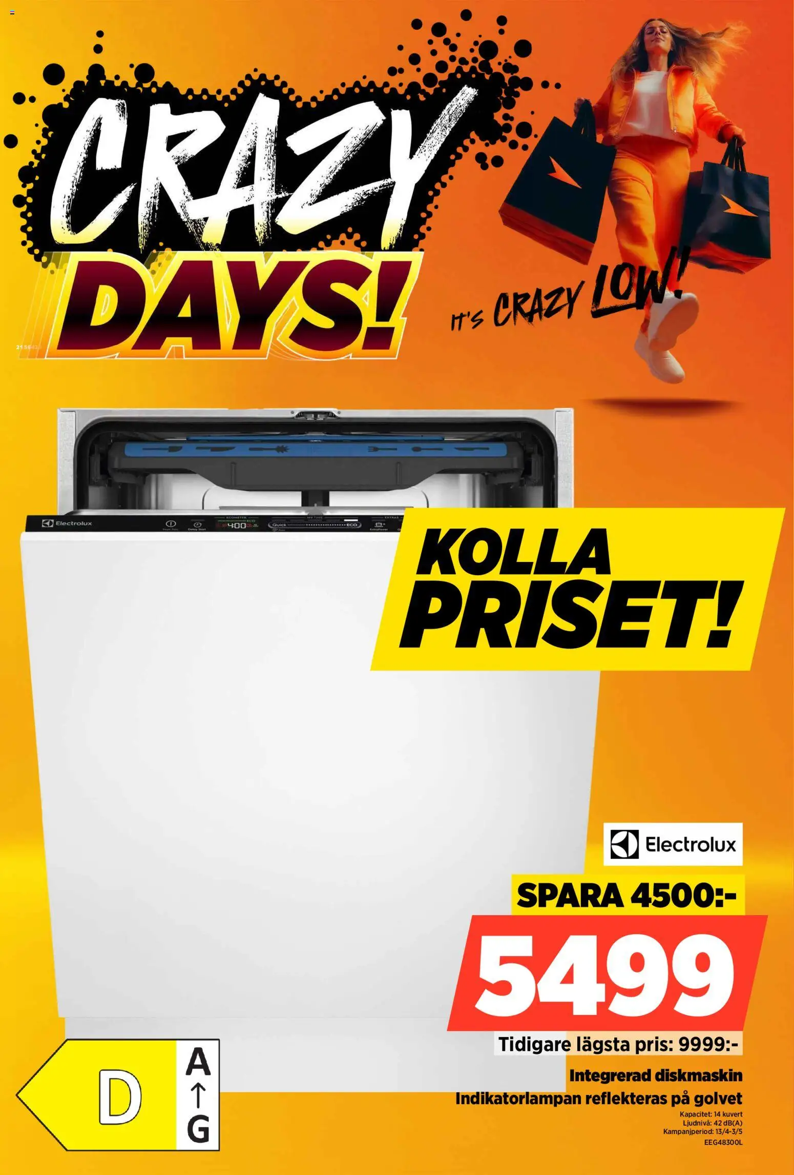 Power reklamblad aktuell från 13.04.2026 | Sida: 44 | Produkter: Diskmaskin, Kuvert