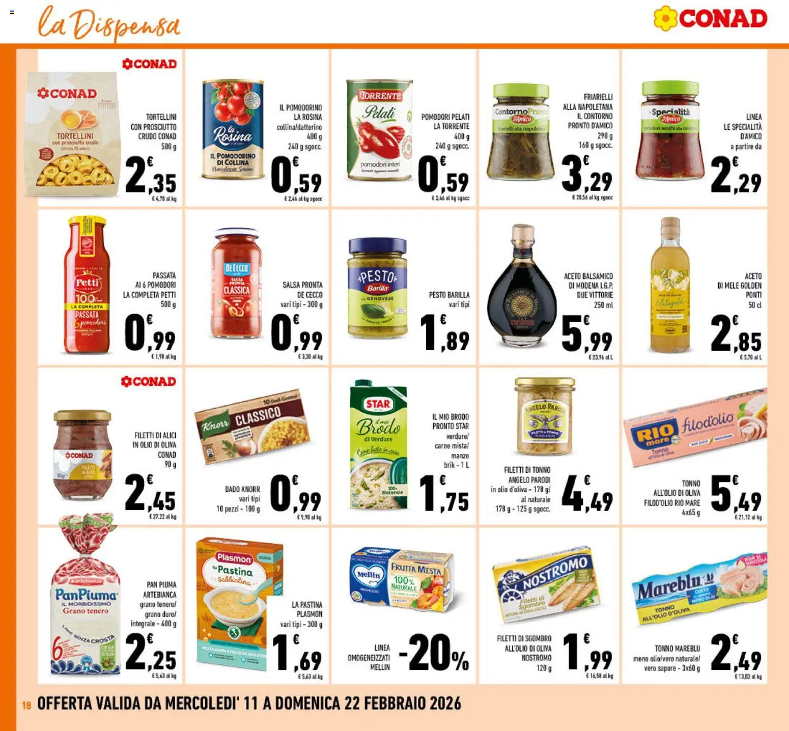 Volantino Conad del 11.02.2026 | Pagina: 18