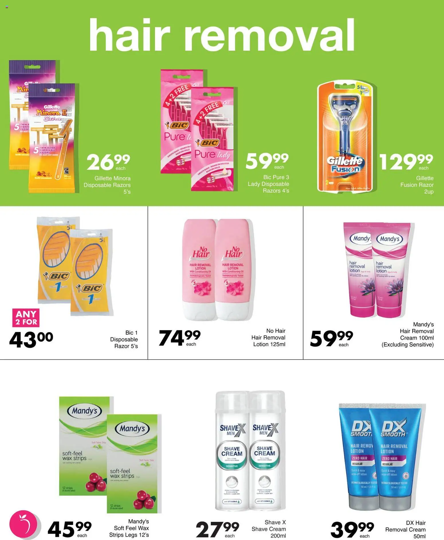 New Save catalogue – valid from 12.02.2026 | Page: 37 | Products: Wax, Cream, Razors, Lotion