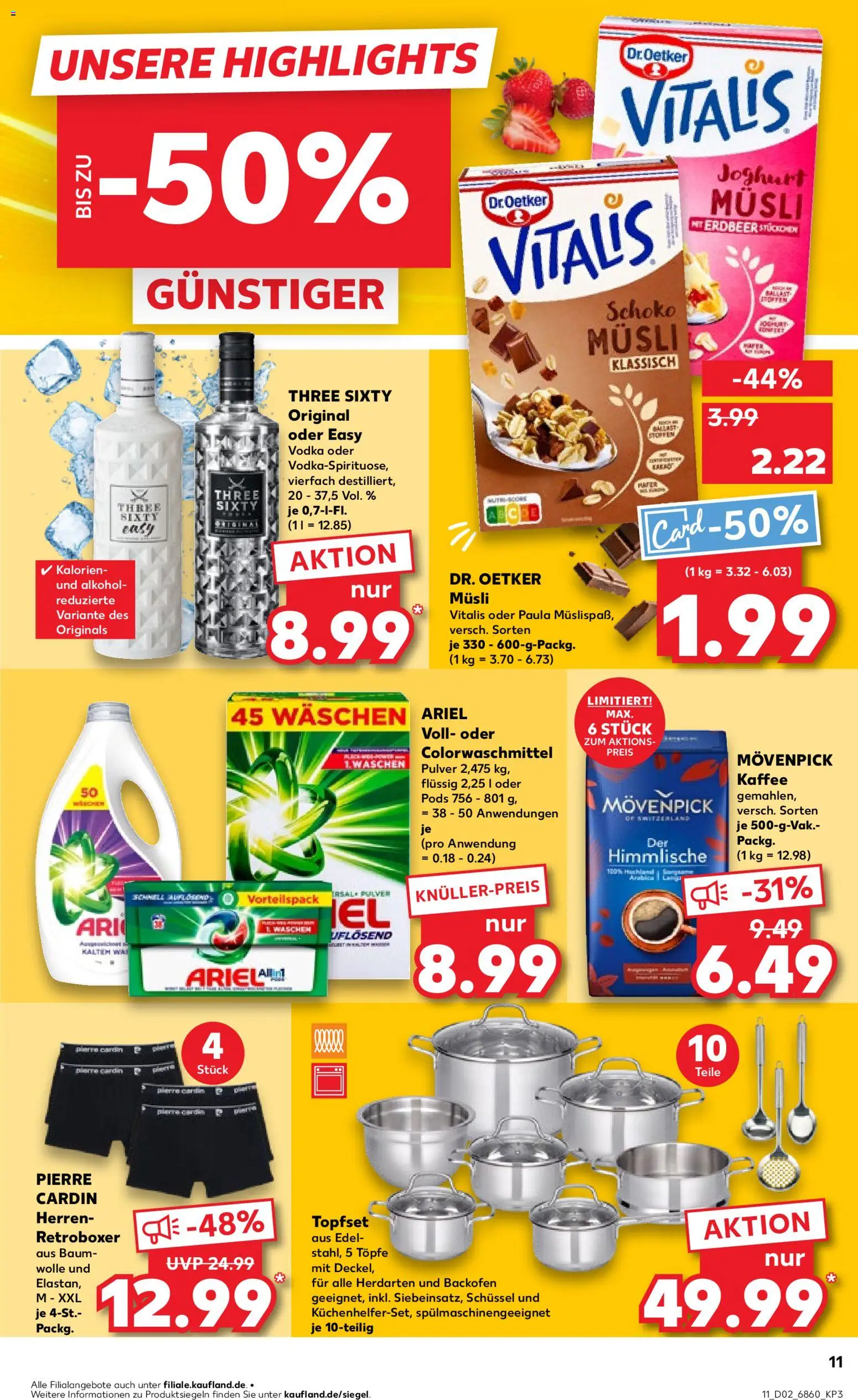 Kaufland prospekt Bremen	 – gültig ab 08.01.2026 | Seite: 11 | Produkte: Kaffee, Movenpick kaffee, Backofen, Boxer