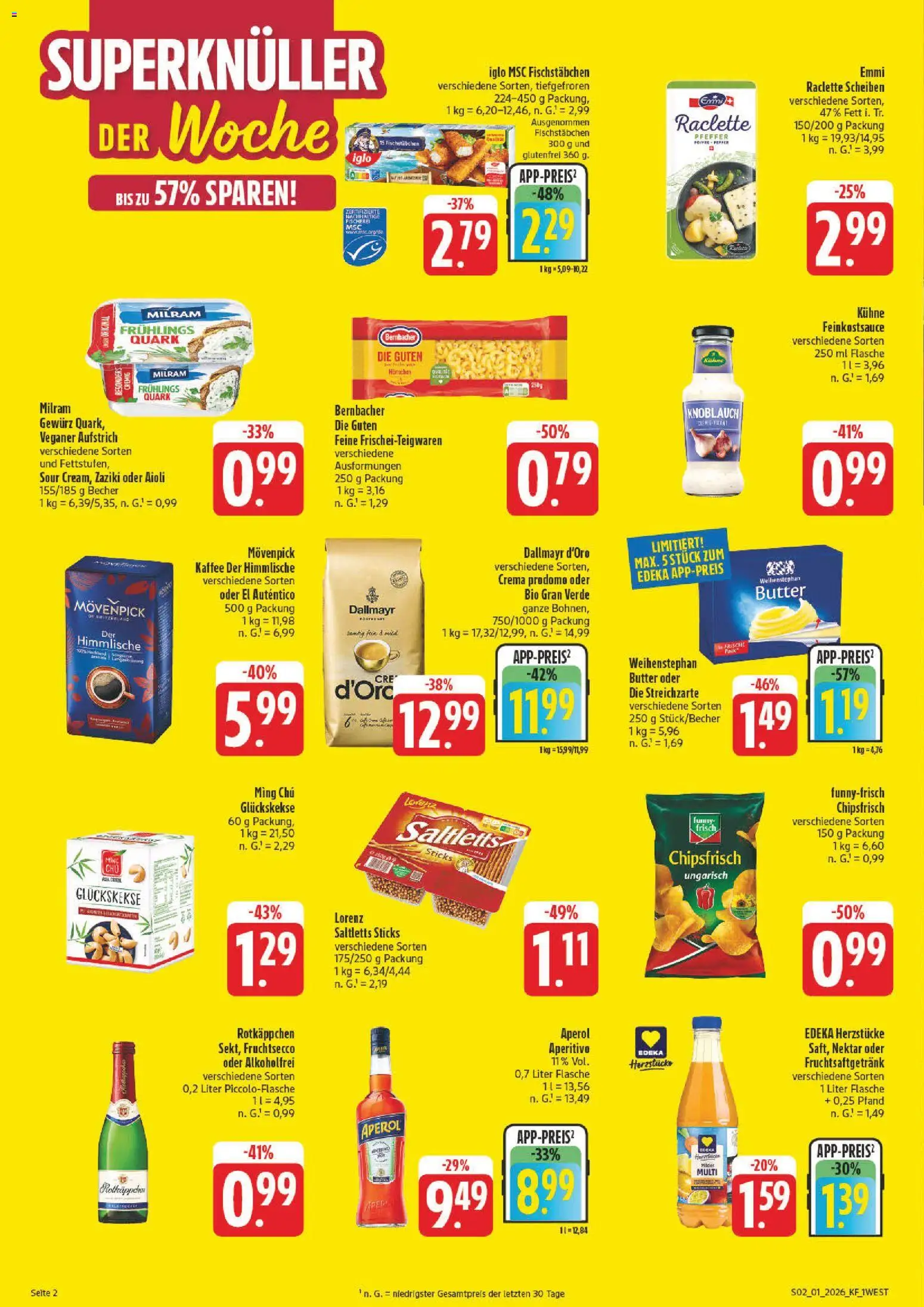 nah & gut Prospekt 	 – gültig ab 29.12.2025 | Seite: 2 | Produkte: Kaffee, Iglo, Knoblauch, Rotkäppchen