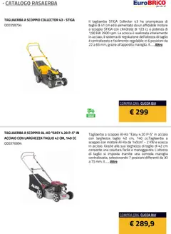Anteprima del volantino Eurobrico Rasaerba catalogo valido a partire dal 23.07.2025 | Pagina: 18 | Prodotti: Rasaerba