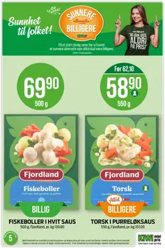 Forhåndsvisning av TORSK I PURRELØKSAUS, 550 g, Torsk i purreløksaus med gulrøtter og poteter gyldig fra 26.01.2026 | Side: 16