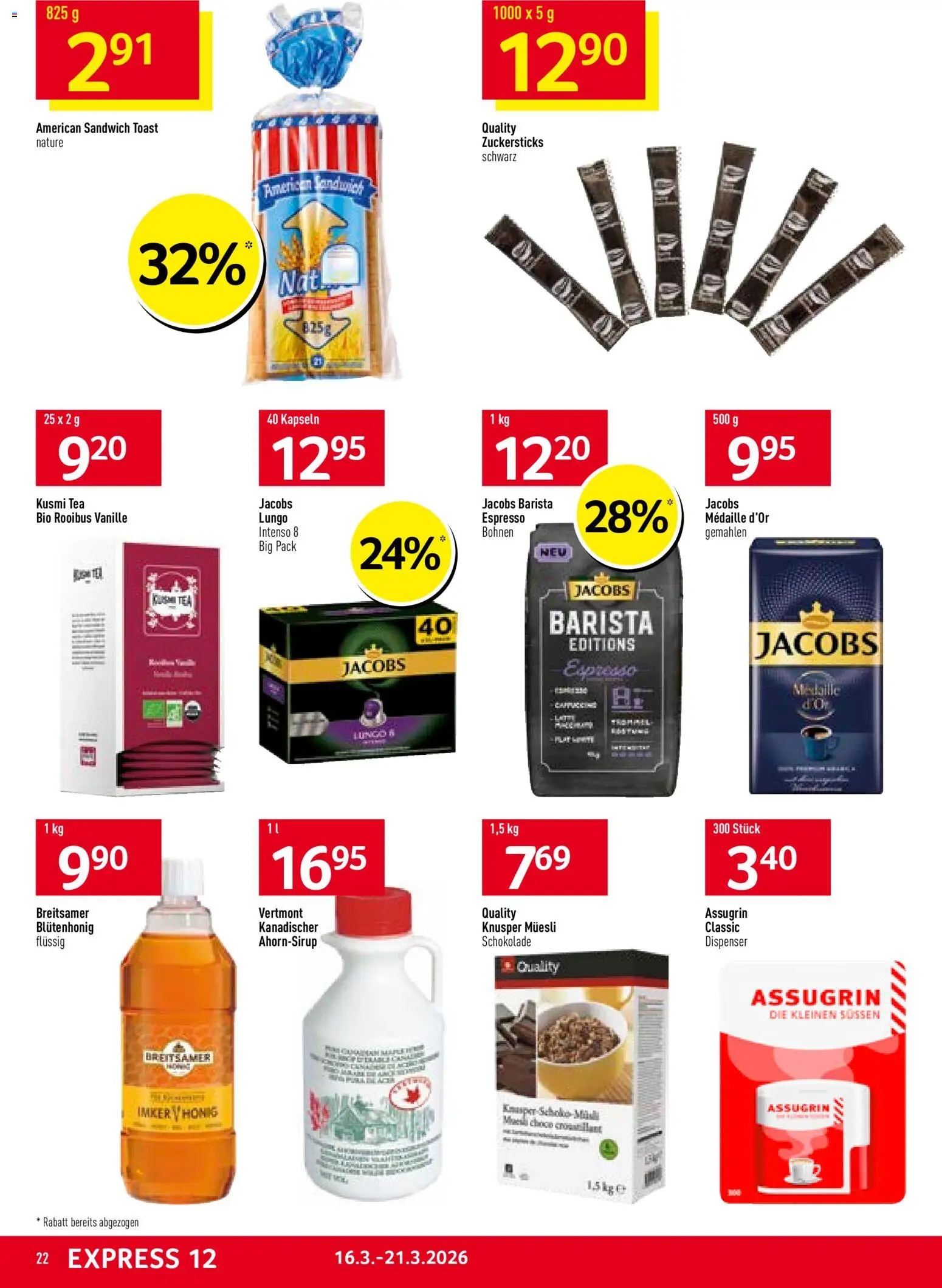 Prodega aktionen – gültig ab 16.03.2026 | Seite: 22 | Produkte: Schokolade