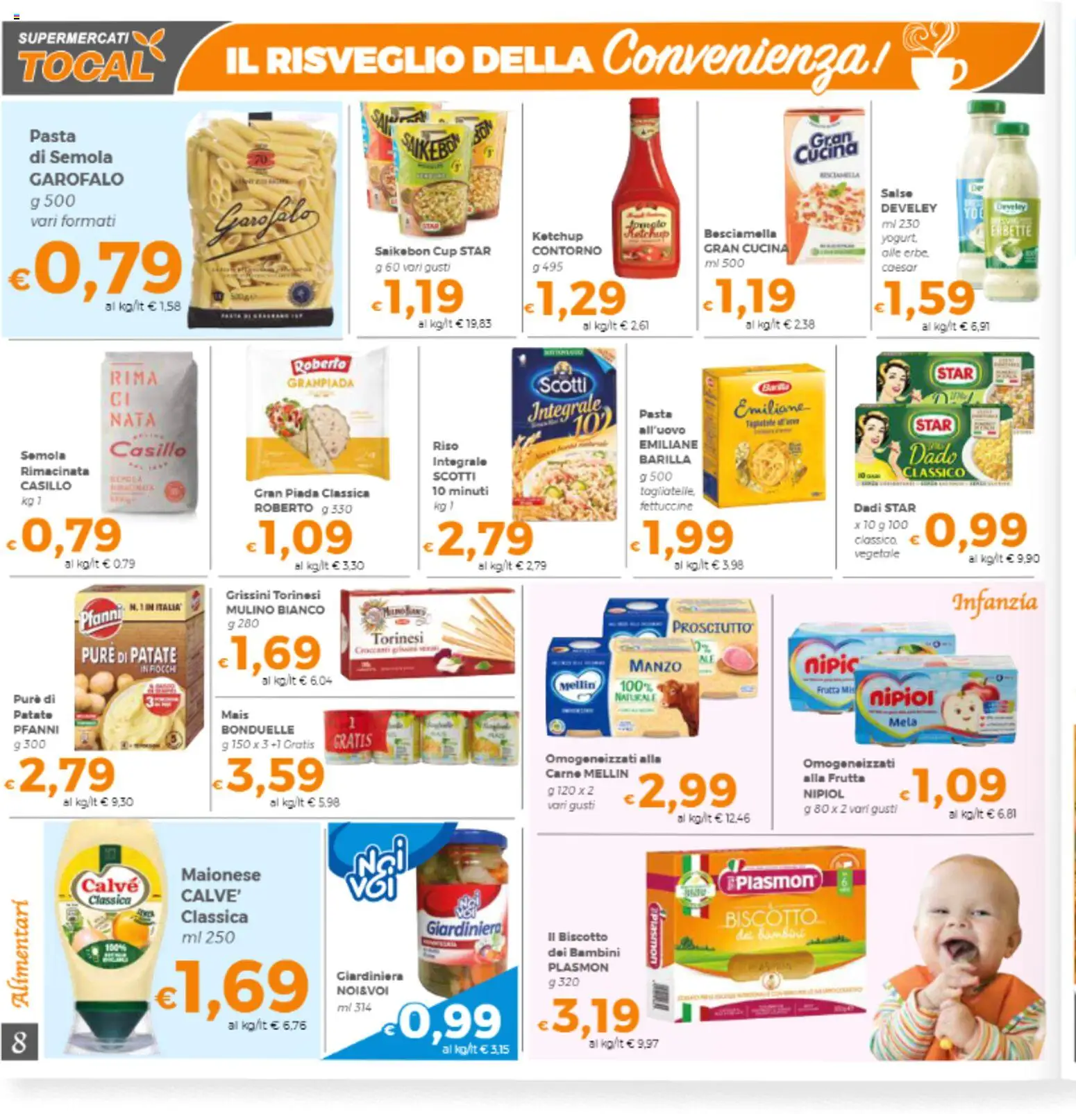 Volantino Tocal del 24.02.2026 | Pagina: 8 | Prodotti: Manzo, Patate, Maionese, Besciamella