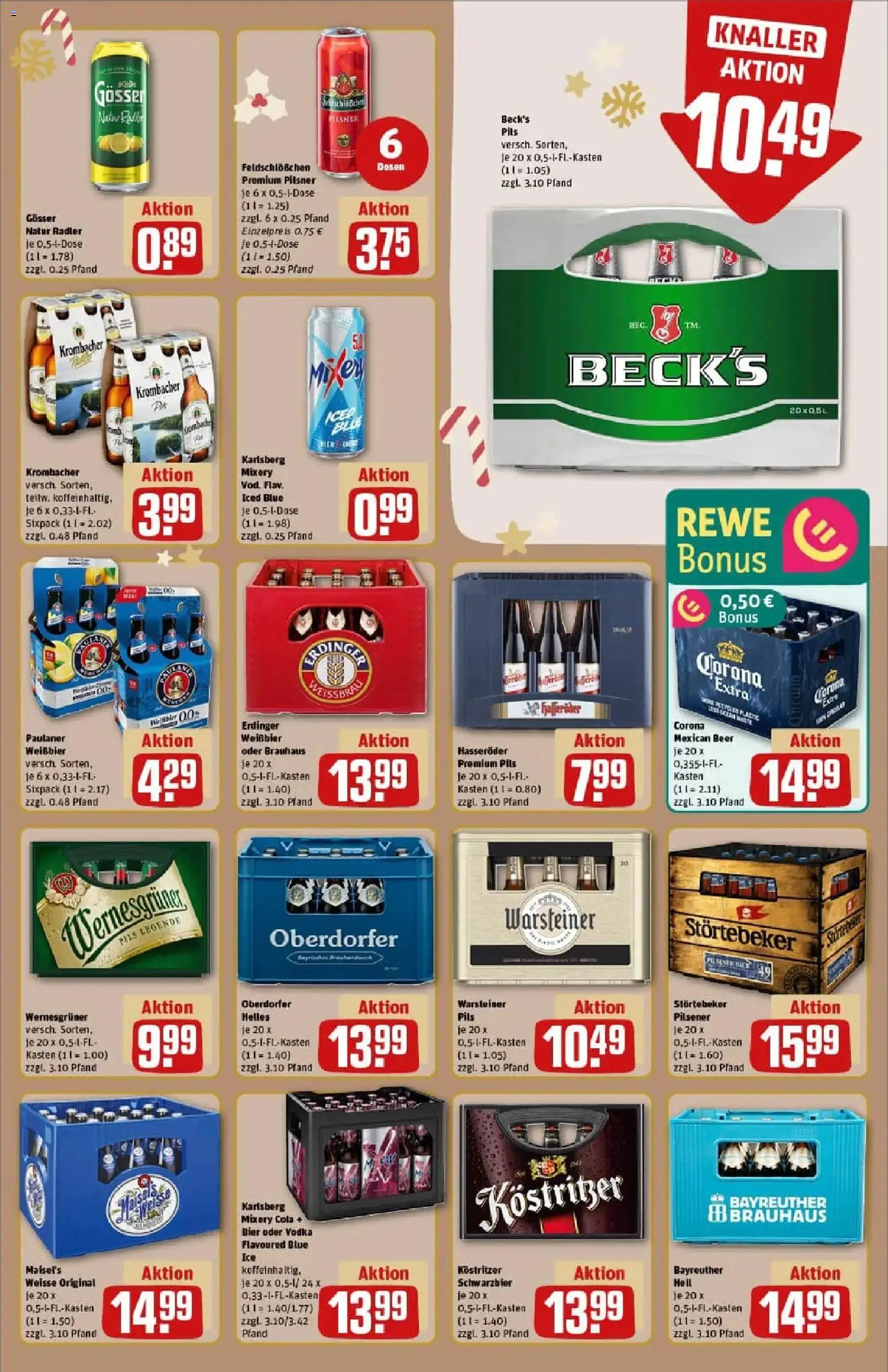 Rewe prospekt Lutherstadt Eisleben	 – gültig ab 01.12.2025 | Seite: 21 | Produkte: Cola, Weißbier, Mixery, Paulaner