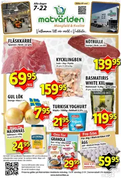 Matvärlden - Veckans erbjudanden Veddesta - Förhandsvisning av reklamblad från butik Matvärlden aktuell från 15.09.2025