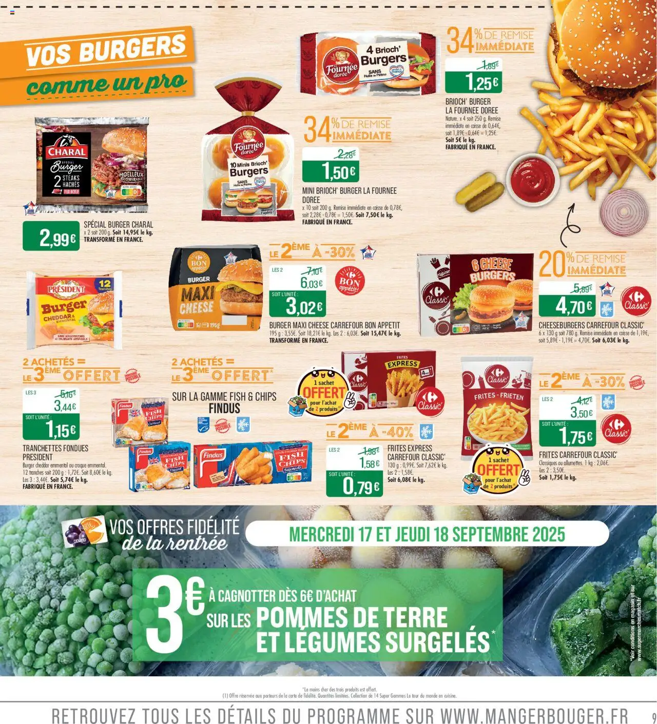  | Page: 9 | Produits: Frites, Huile, Pommes, Pommes de terre
