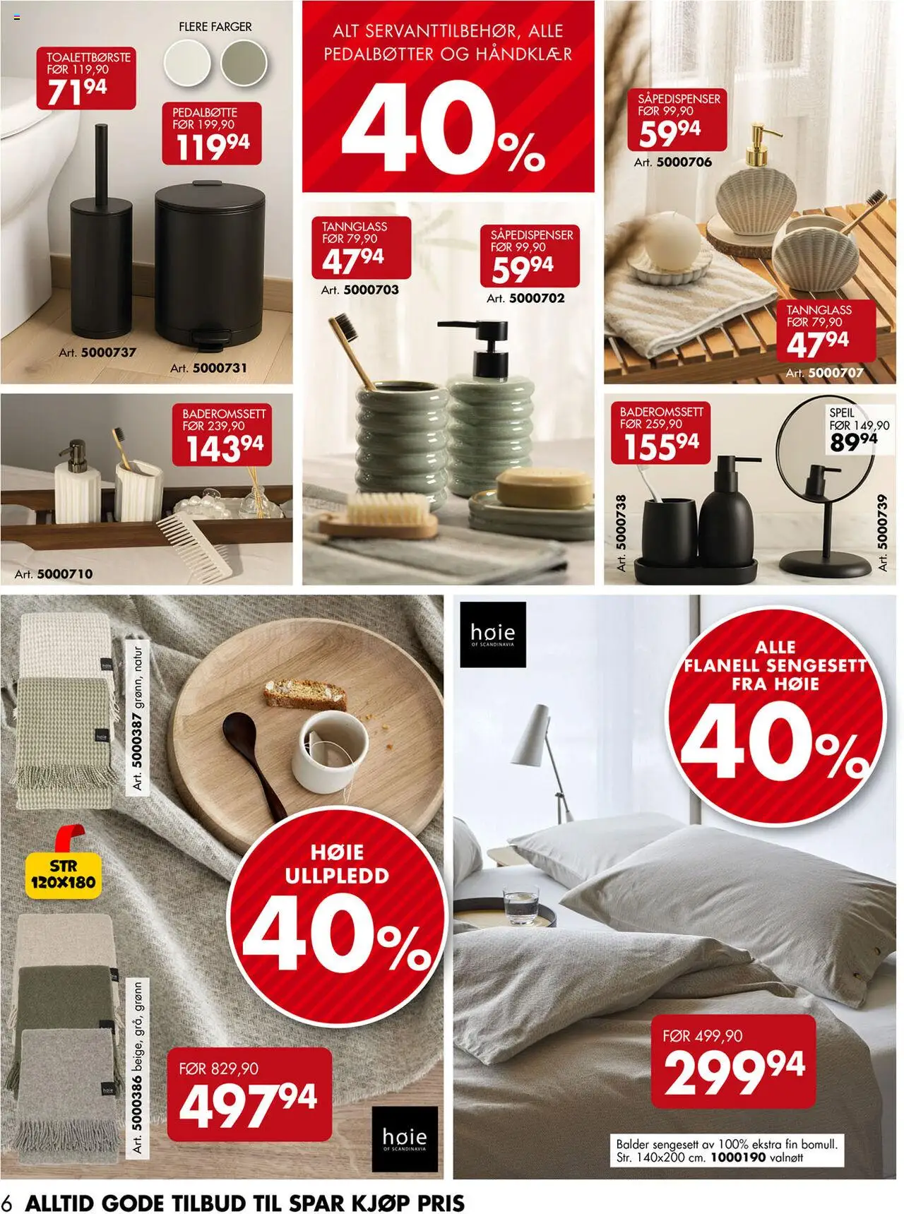  | Side: 6 | Produkter: Håndklær, Speil