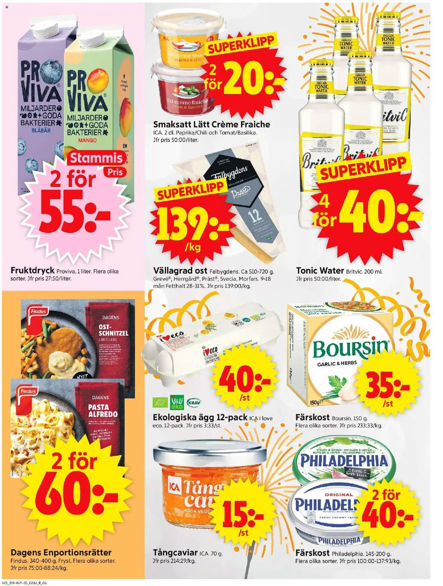 ICA Supermarket reklamblad aktuell från 30.12.2025 | Sida: 8 | Produkter: Creme fraiche, Ägg, Chili, Blåbär
