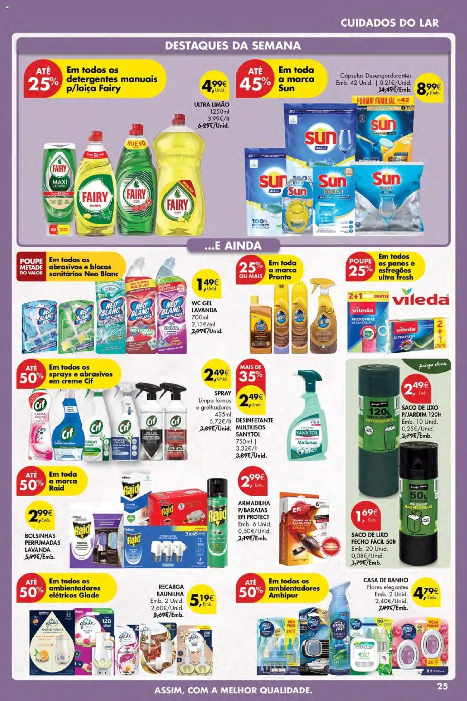 Pingo Doce Poupe Esta Semana Açores │ válido de 19.02.2026 | Página: 25 | Produtos: Flores, Casa de banho, Banho, Creme