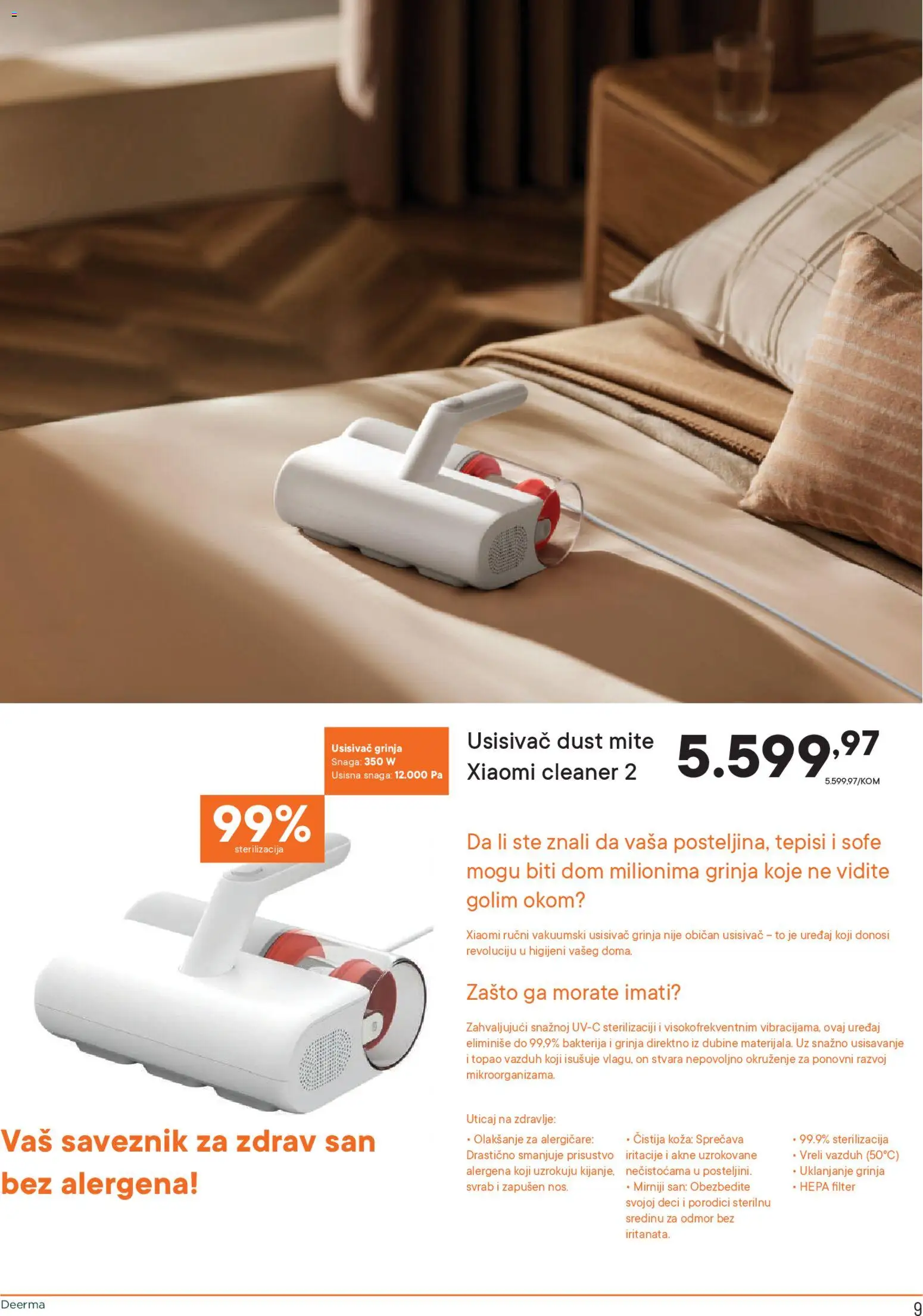 PerSu katalog - važi od 08.01.2026 | Strana: 9 | Proizvode: Usisivač, Xiaomi