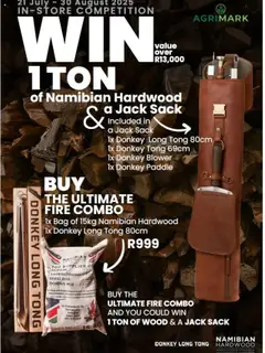 Agrimark Donkey Long Tongs & Namibian Hardwood Competition │ valid from 21.07.2025 | Page: 1