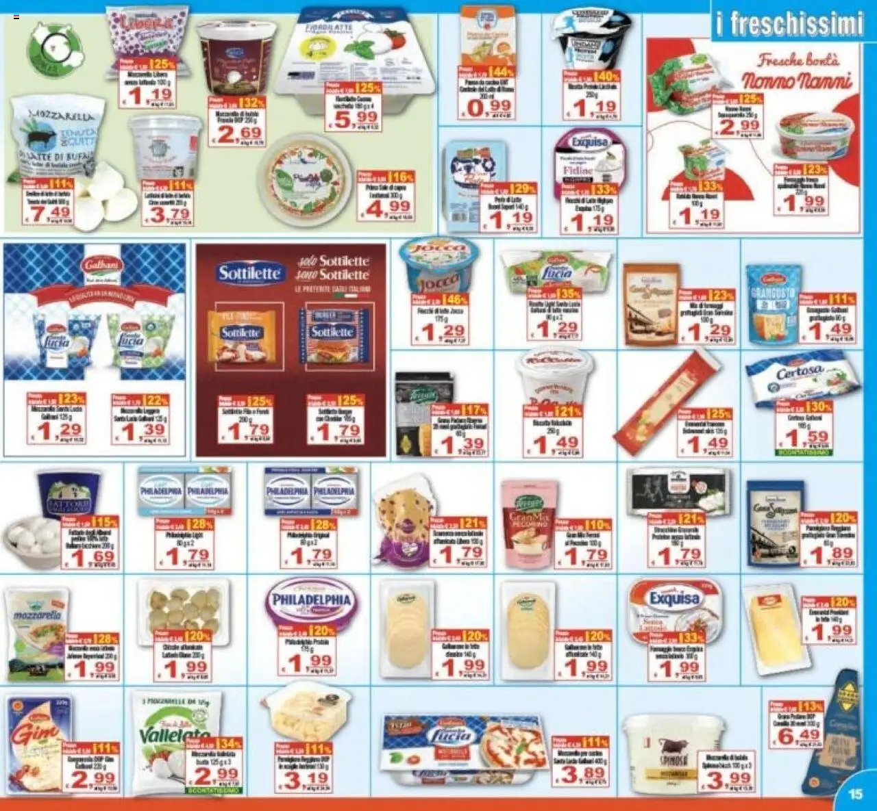 Volantino CTS del 06.08.2025 | Pagina: 15 | Prodotti: Mozzarella