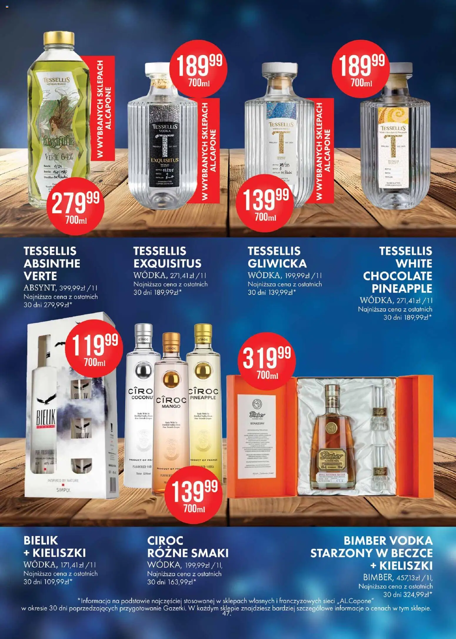 Al.Capone Gazetka od 13.11.2025 | Strona: 47 | Produkty: Mango, Vodka