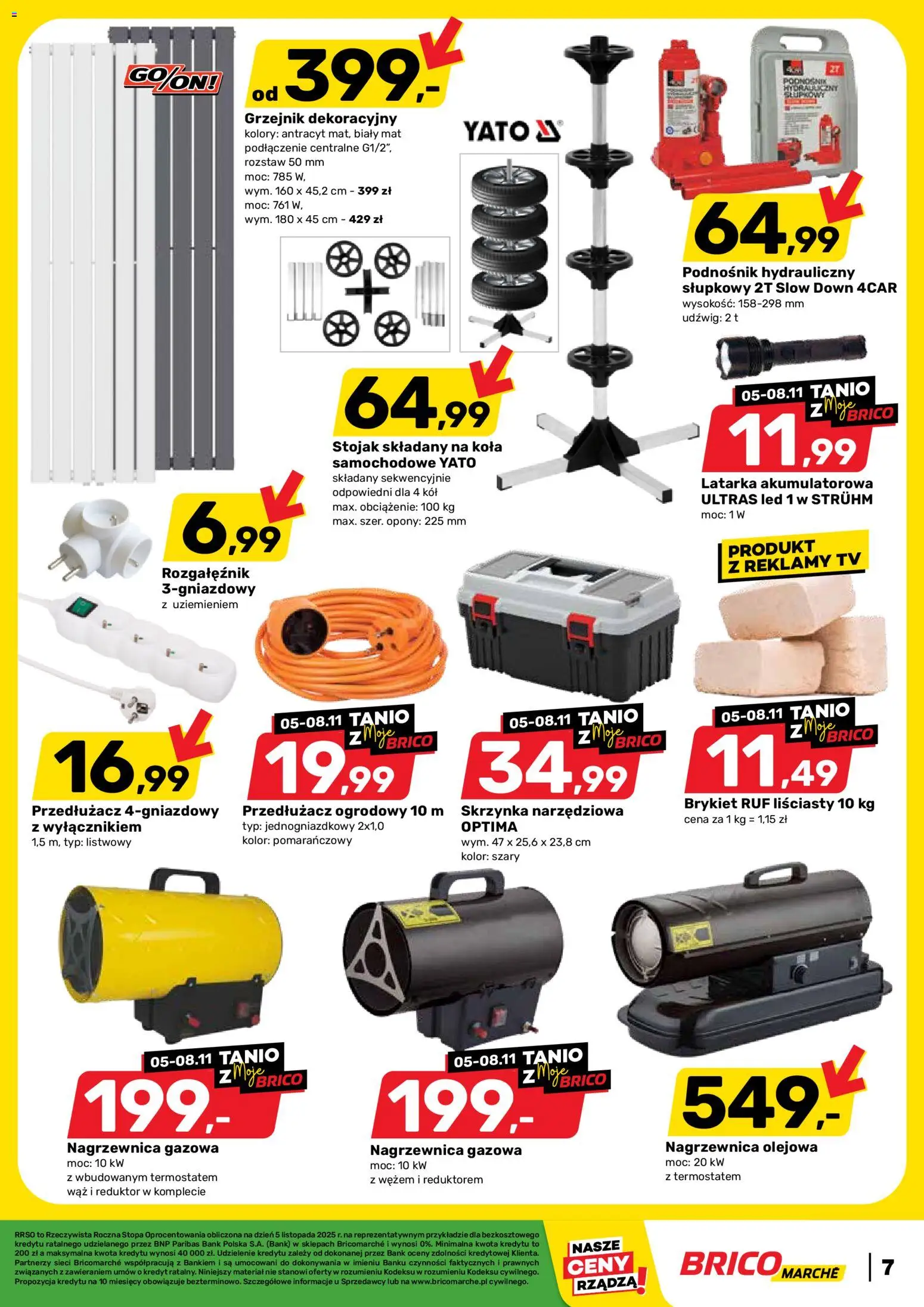 Brico Marché Gazetka od 05.11.2025 | Strona: 7 | Produkty: Przedłużacz