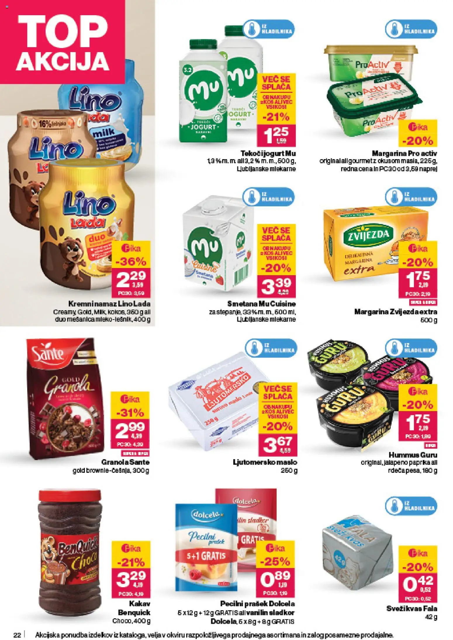 Novi Mercator katalog ponudbe – veljaven od 06.11.2025 | Stran: 24 | Izdelki: Prašek, Paprika, Margarina, Smetana
