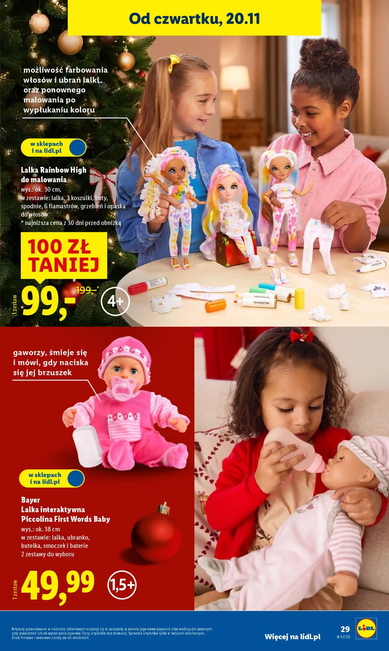 Lidl Katalog zabawek od 03.11.2025 | Strona: 29 | Produkty: Opaska do włosów, Baterie, Lalka, Grzebień