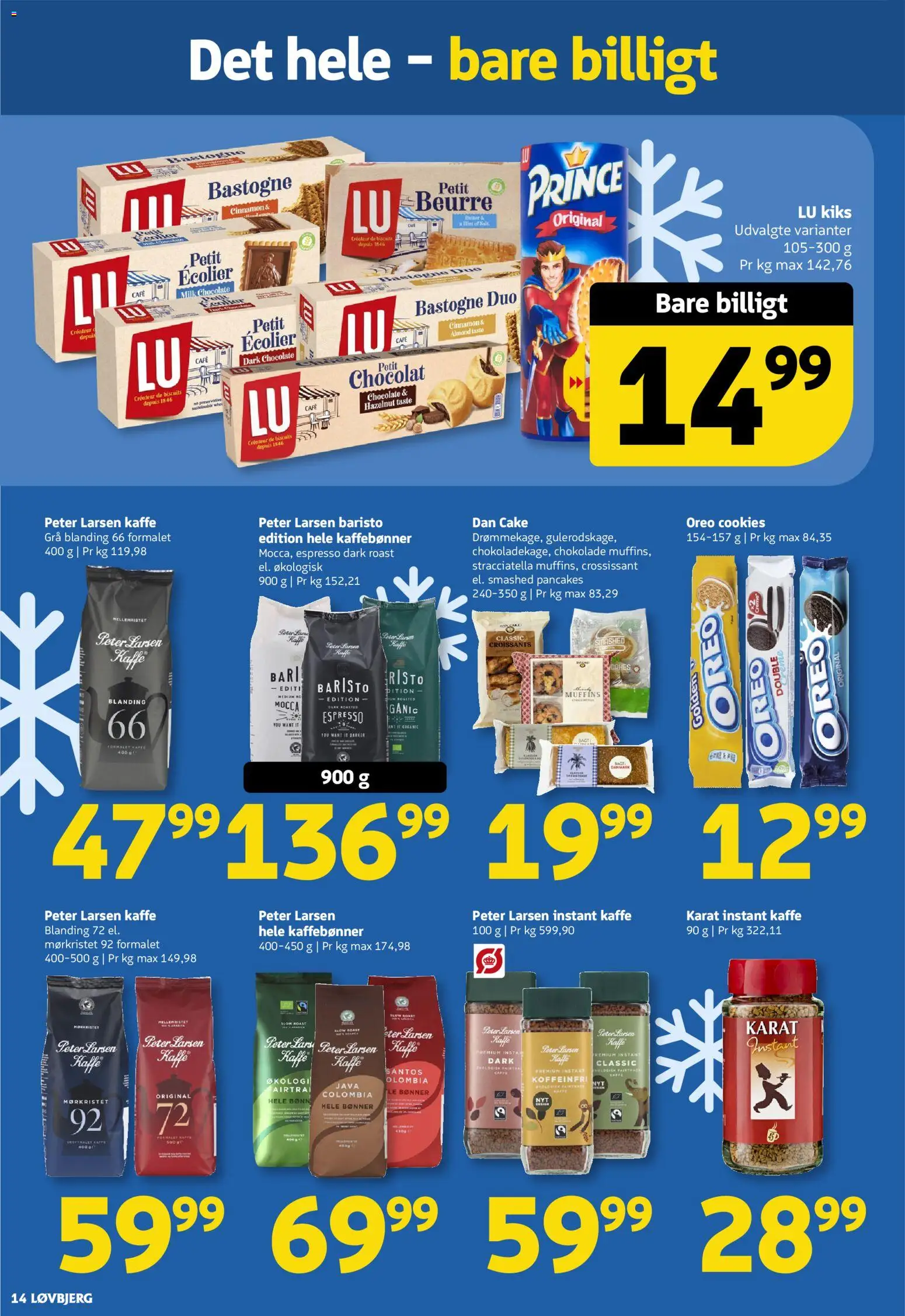 Løvbjerg tilbudsavis – gyldig fra 16.01.2026 | Side: 16 | Produkter: Chokolade, Cookies, Bønner, Oreo